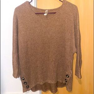 Brown shirt with buttons